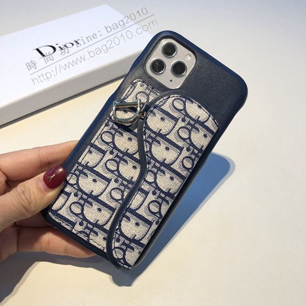 Dior手機套 迪奧插卡手機殼 官網同步跟新 原版三包軟殼 可當零錢包  mmk1057